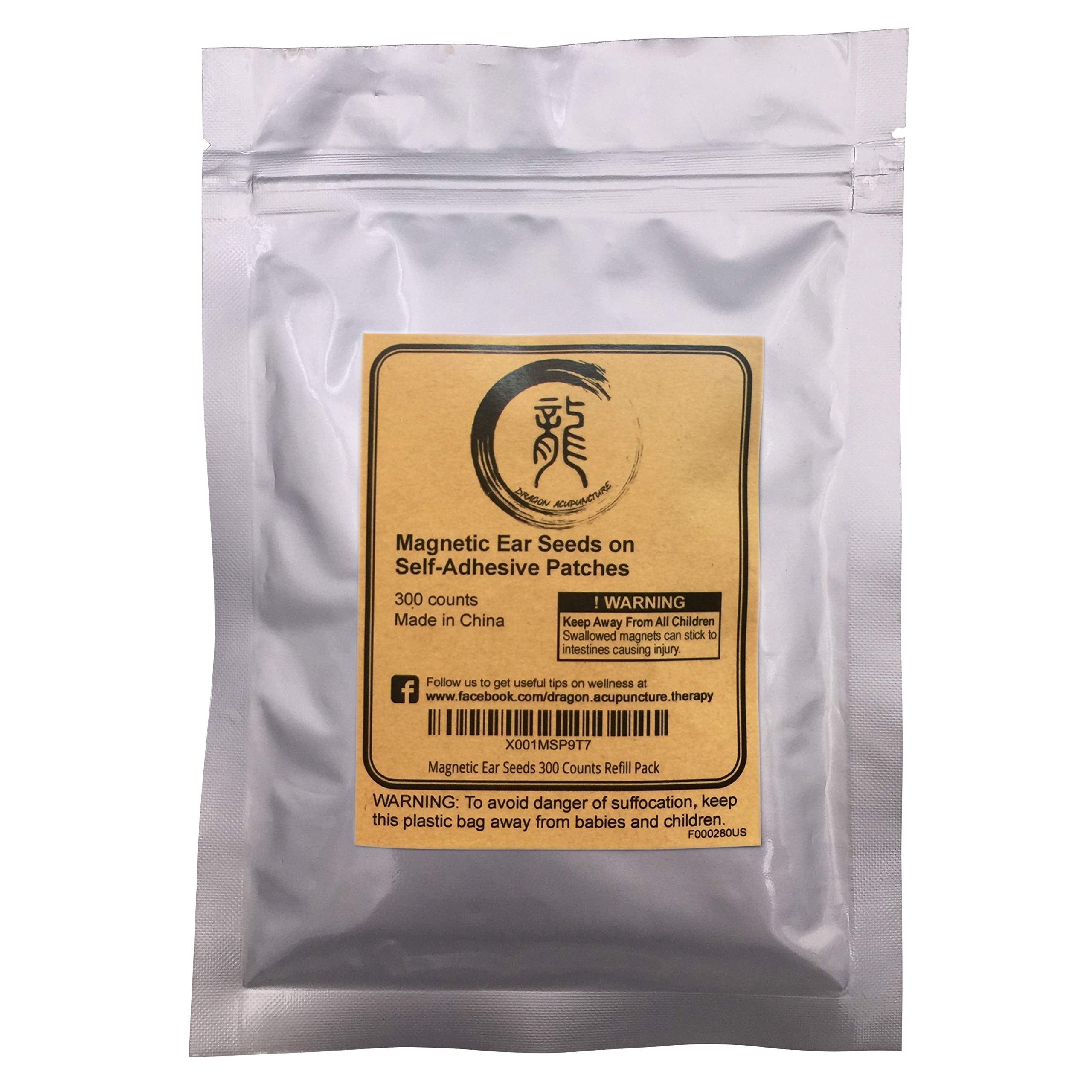 Dragon Acupuncture refill 300 counts pack displayed for steady availability.