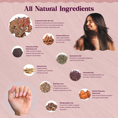 Dragon Herbs Hair and Nails dispense pour illustrating convenient intake.