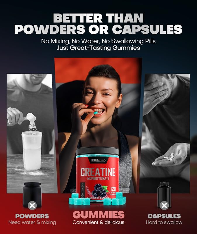 Dralot Creatine packaging on-the-go reinforces portable supplementation for busy days.