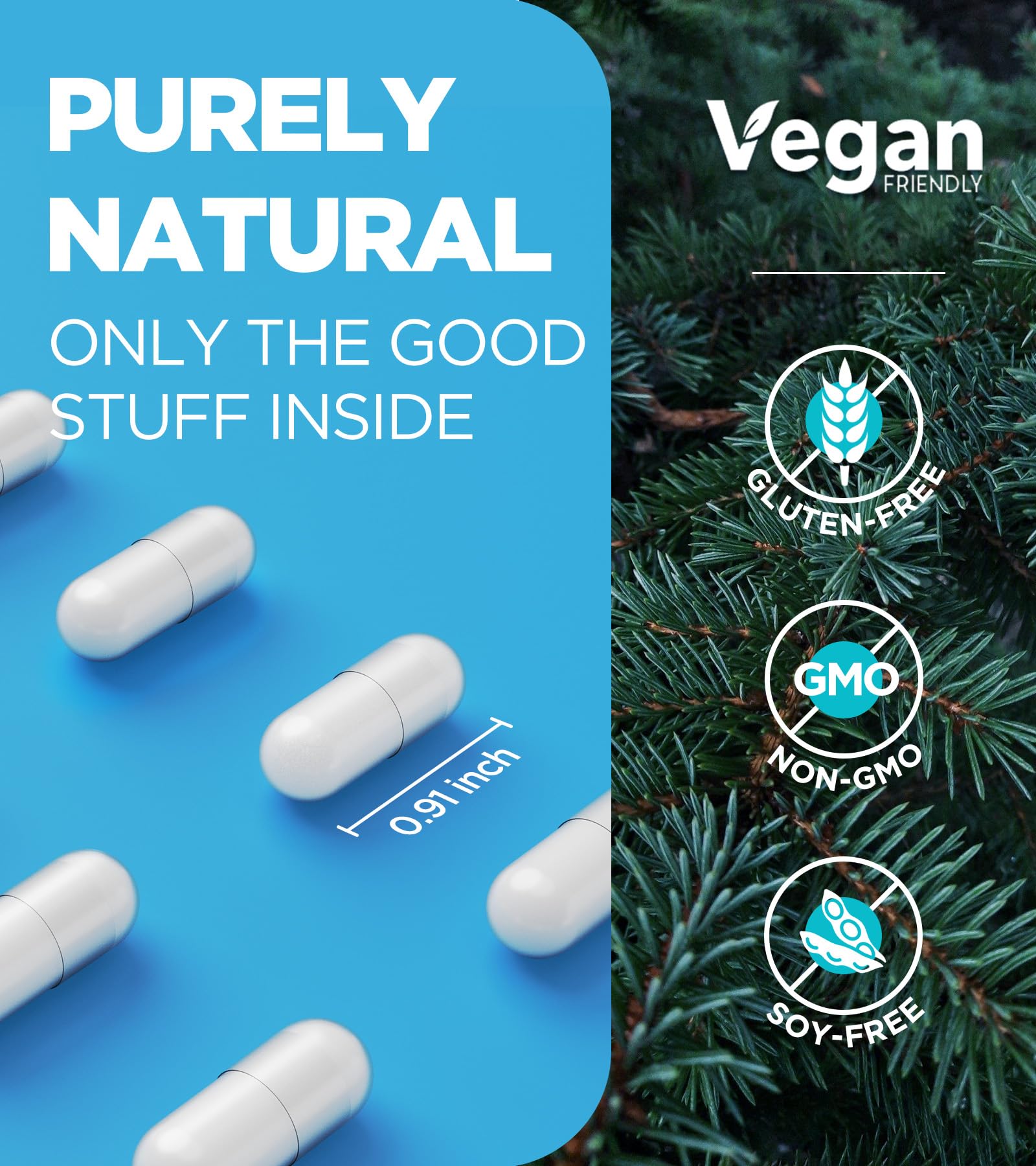 Dralot ingredients label closeup highlights non-GMO, vegetarian magnesium blend