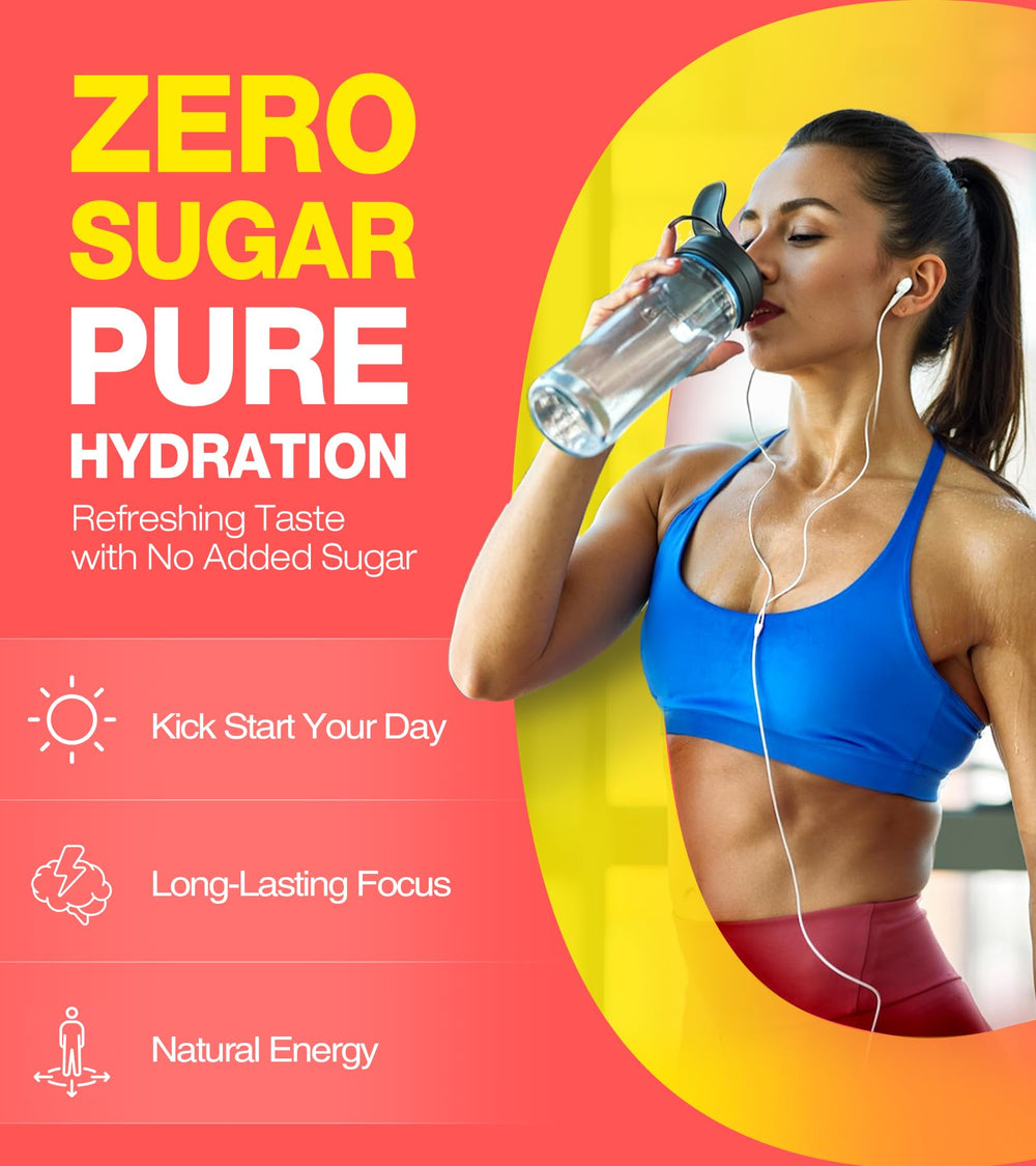 Dralot Juicy Splash ReCharge technology symbol suggests faster electrolyte absorption.