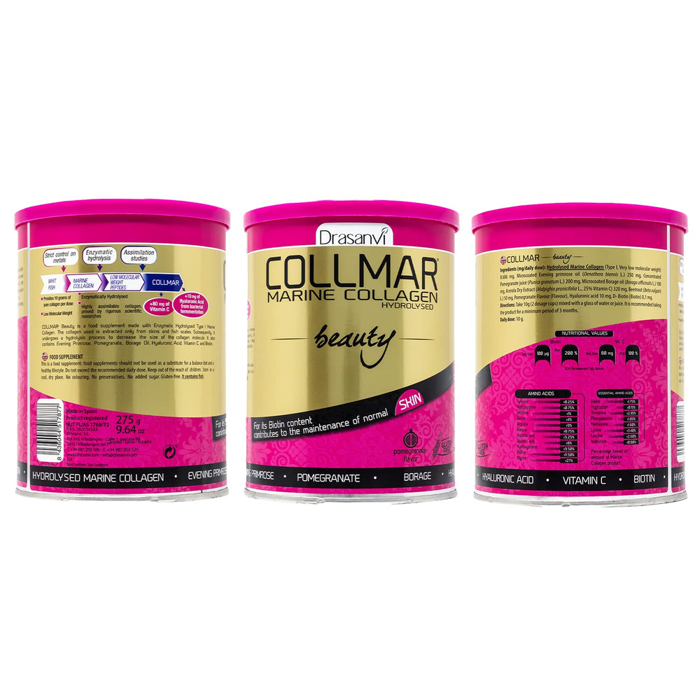 Evening primrose and borage oil highlight COLLMAR Beauty nourishing formula.