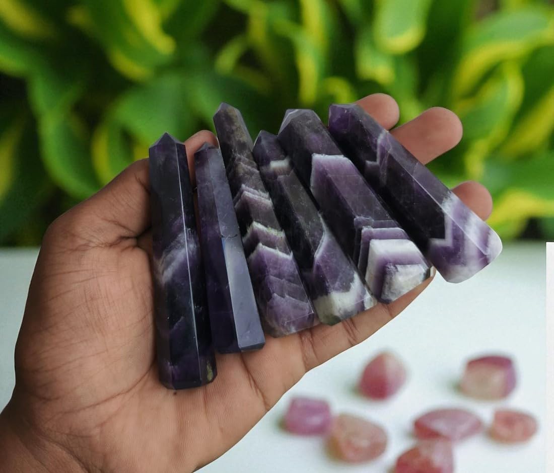 Dream Amethyst Wand on nightstand for restful sleep