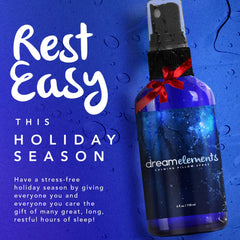 Close-up of Dream Elements Calming Pillow Spray mist for night-time calm
