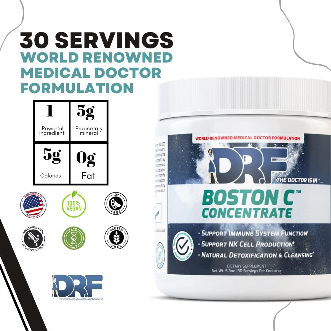 DR.F Boston C Concentrate mineral blend close-up highlighting mineral-rich formulation