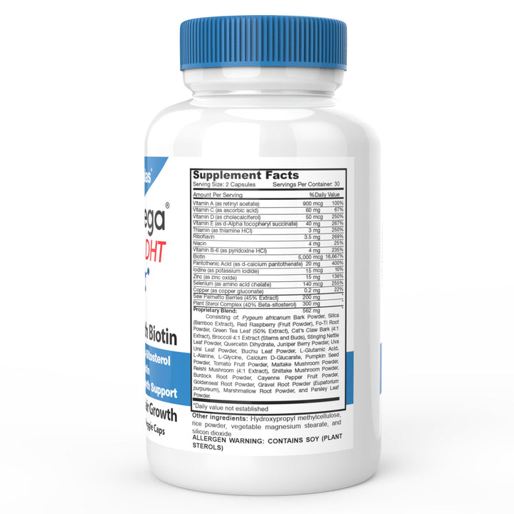 DrFormulas HairOmega capsules deliver essential nutrients for healthy hair growth