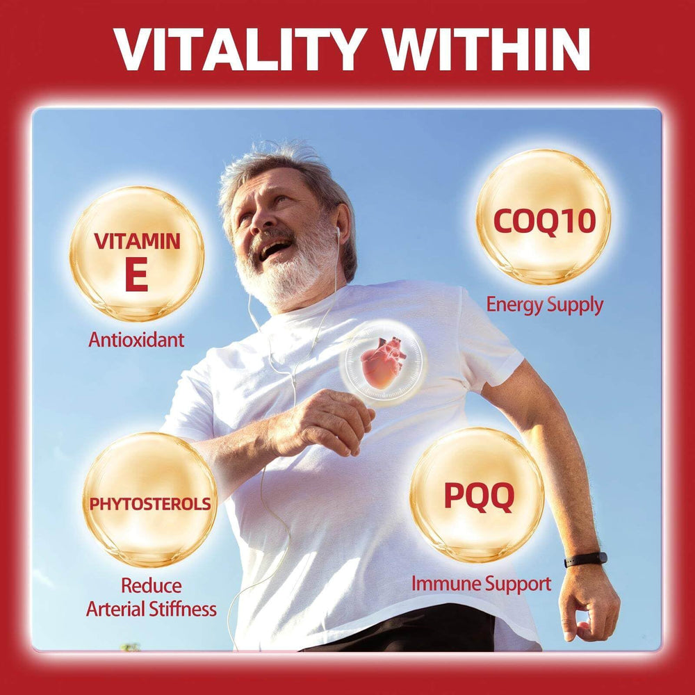 DRFOSTER ubiquinol ingredients panel with key actives