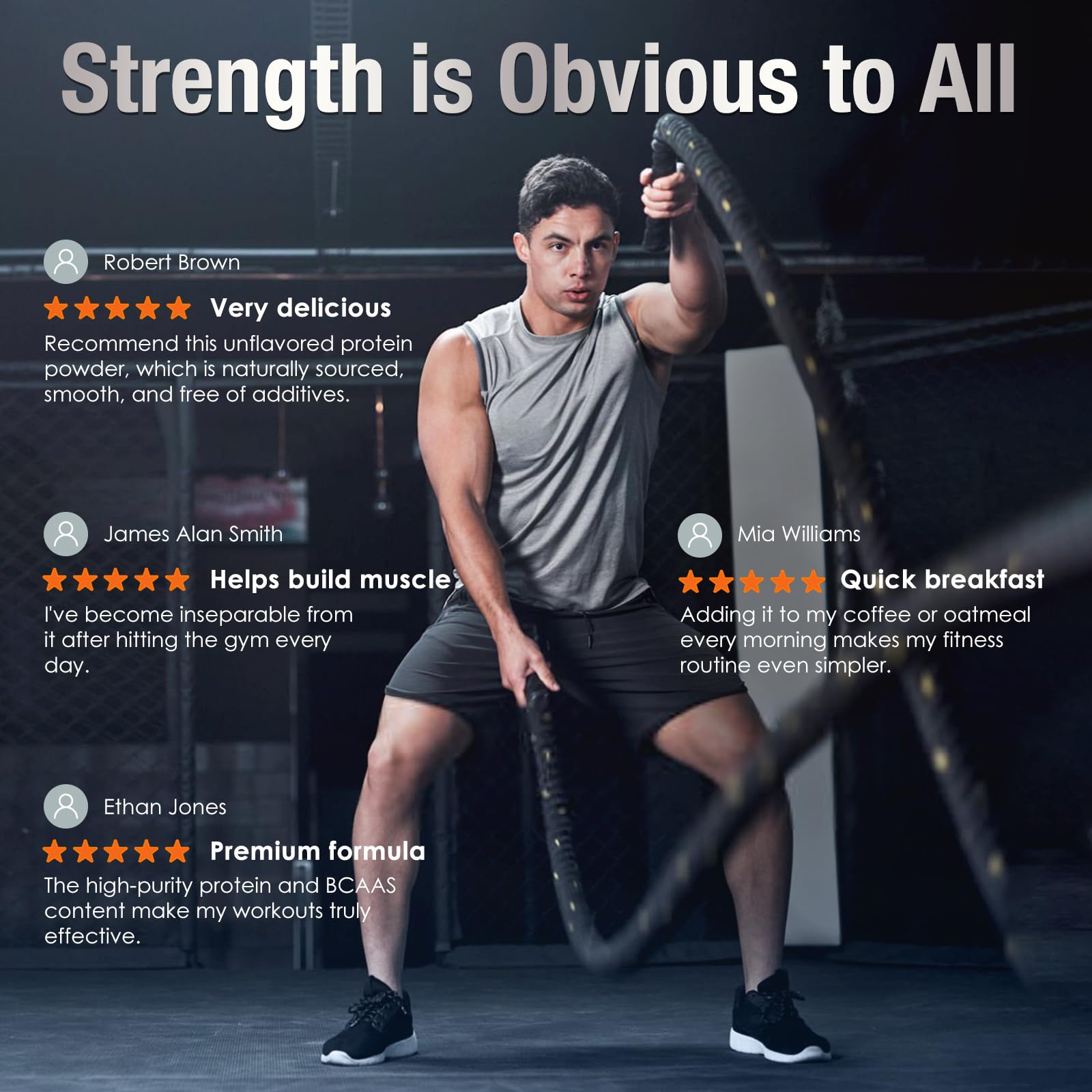 DRFOSTER Whey Isolate label highlights grass-fed ingredients and testing.