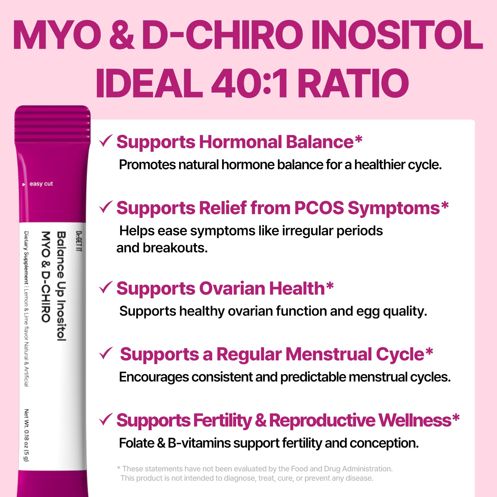 Dr GET IT Balance Up folate and choline ingredients for metabolic support