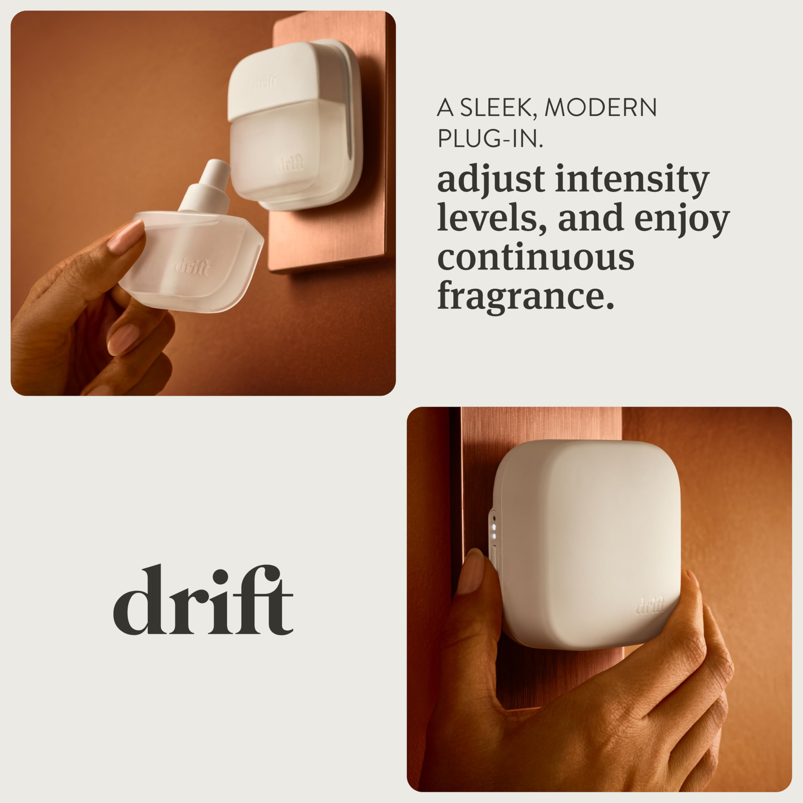 Drift Grove diffuser quick-start guide with clear setup instructions.