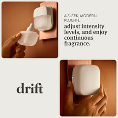 Drift Teak Diffuser placement near plants shows pet-friendly, clean-ingredient scent.