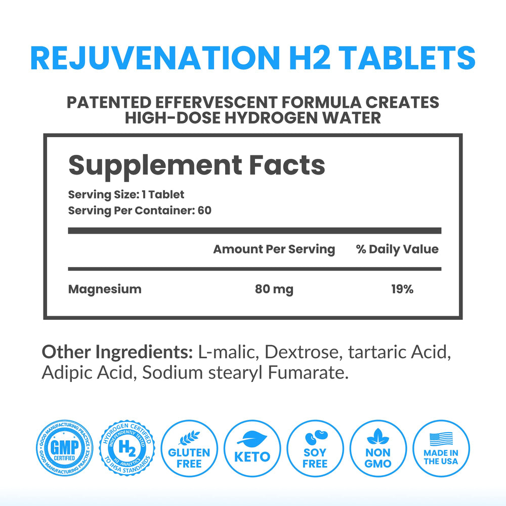 Bottle of DRINK HRW Rejuvenation 60-count for easy daily use