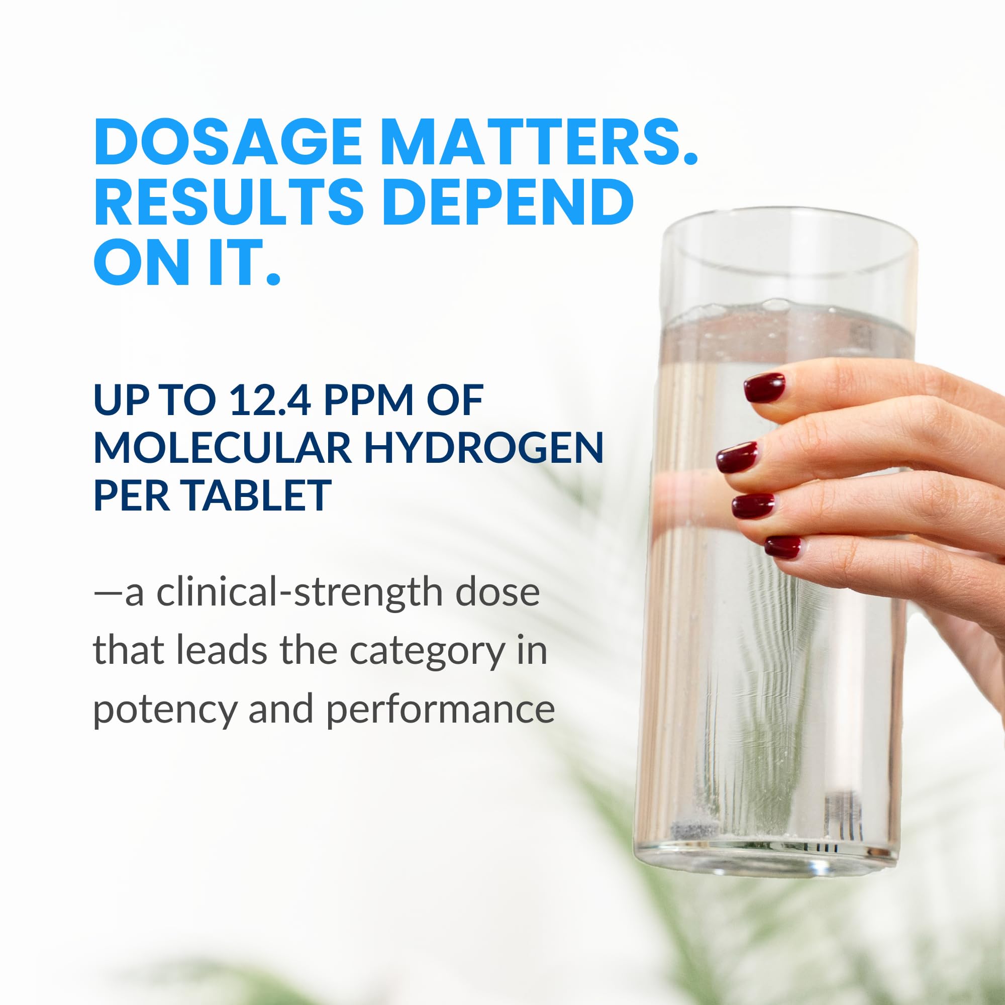 Close-up of hydrogen tablet ingredients for DRINK HRW Rejuvenation