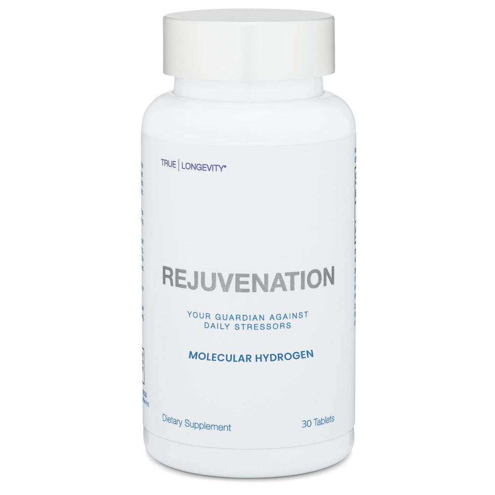 DRINK HRW Rejuvenation packaging demonstrates a convenient daily wellness routine.