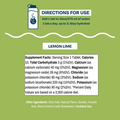 Packaging for Drinklits Lemon Lime highlighting USA-made and vegan claims