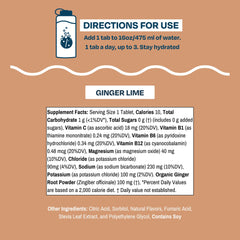 Drinklits tabletas-ginger-organico destaca jengibre orgánico para una experiencia natural.