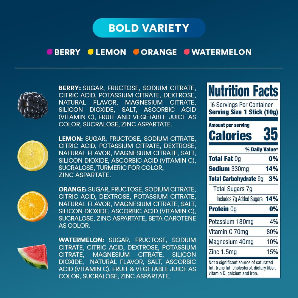DripDrop Bold Orange packet for tasty afternoon hydration