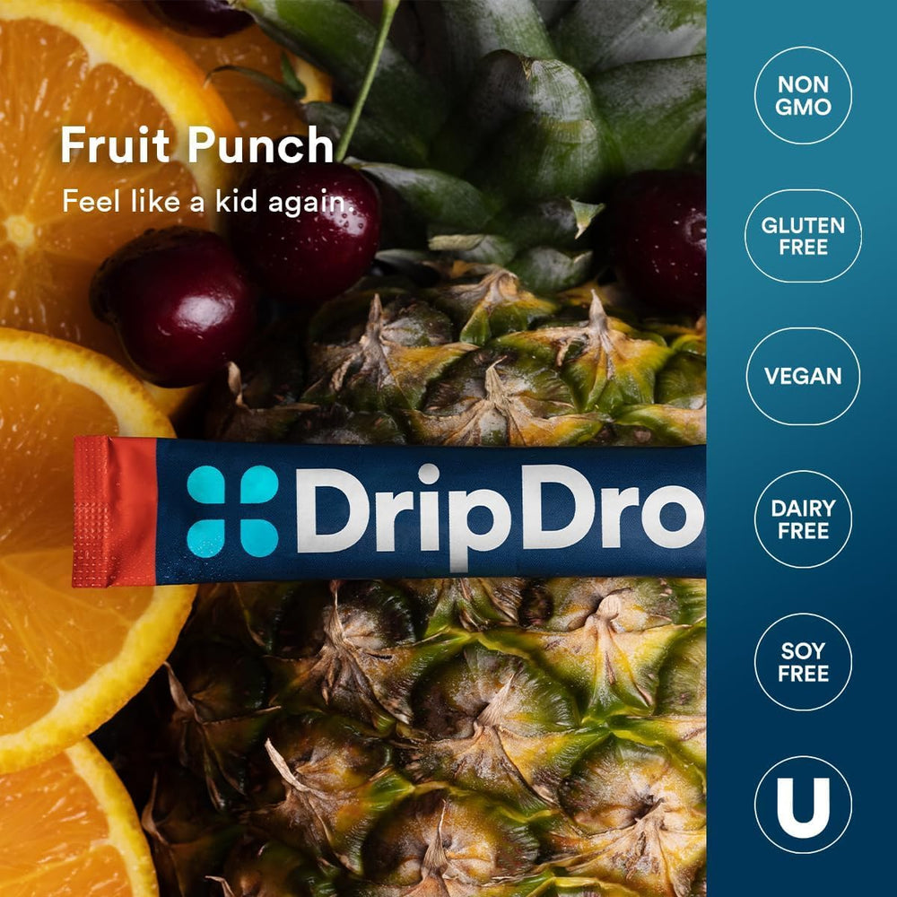 DripDrop branding visible on packaging for easy recognition