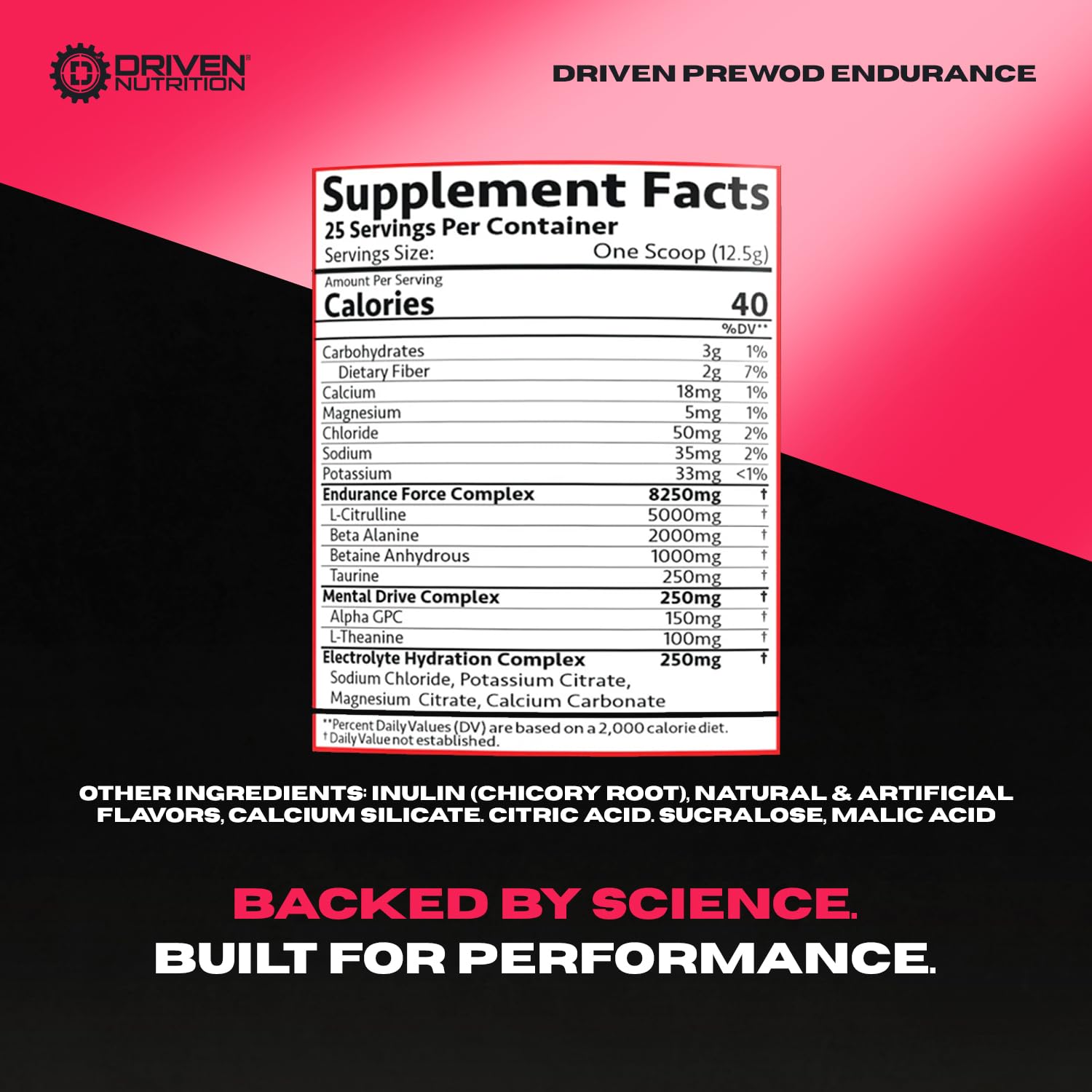 Driven PREWOD Island Charge tub ready for high-intensity training with focus