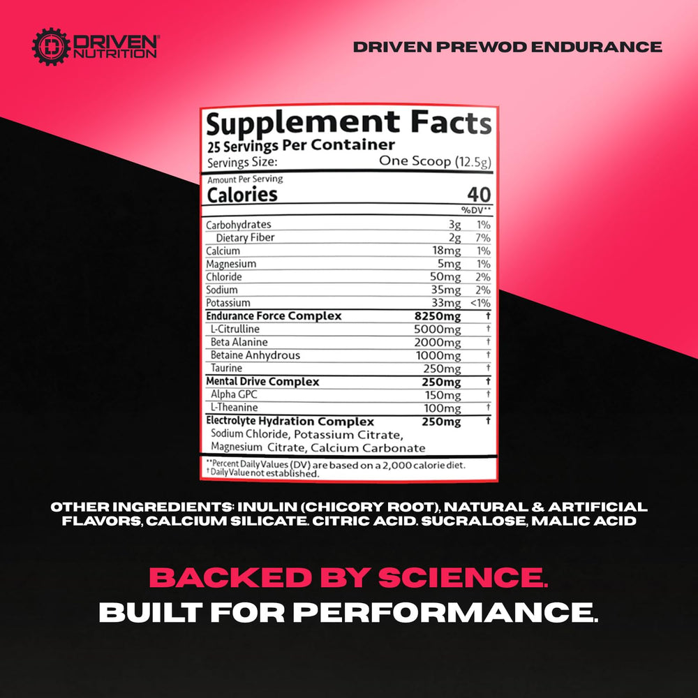 Driven PREWOD Island Charge tub ready for high-intensity training with focus