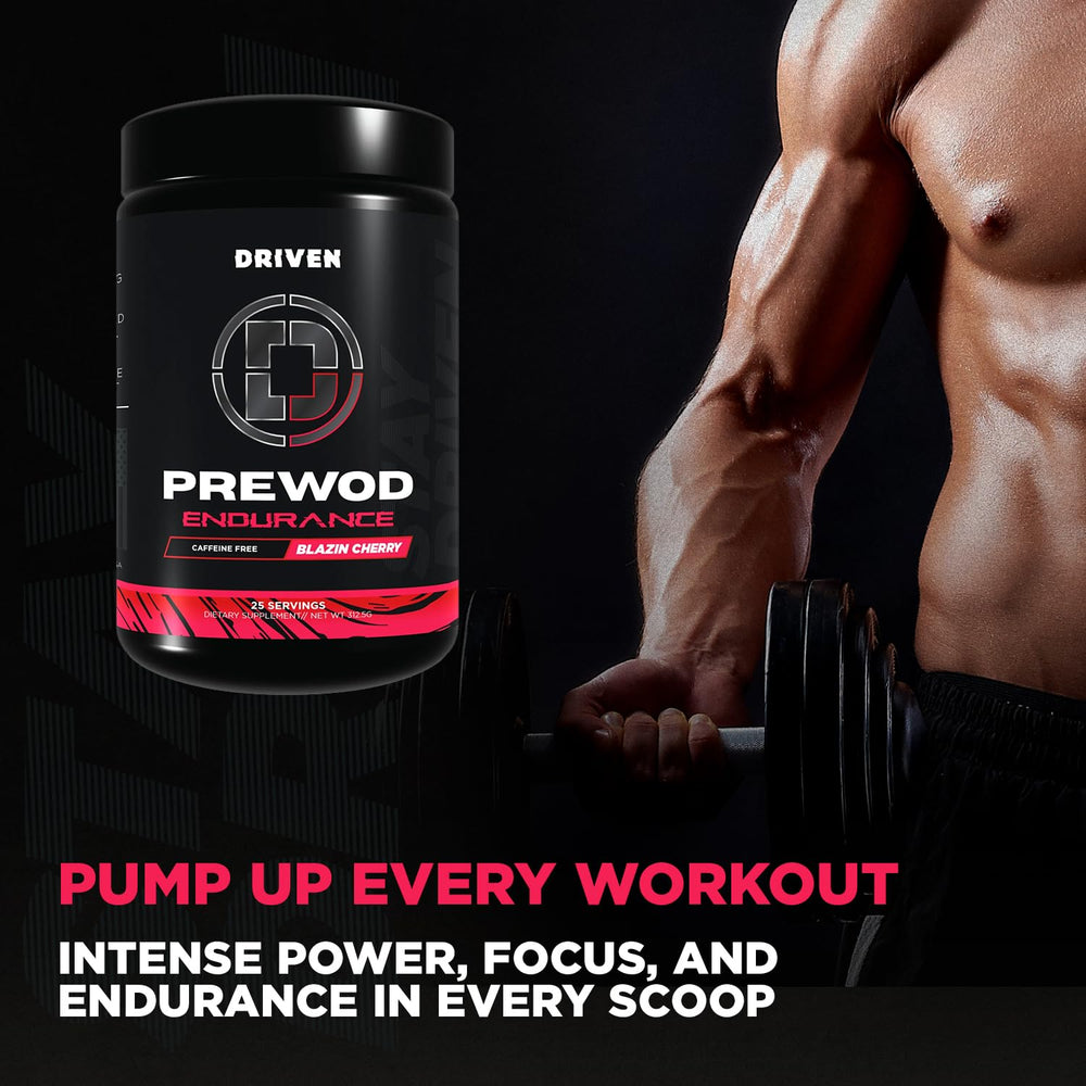 Driven PREWOD shaker mix demonstrating smooth hydration during workouts
