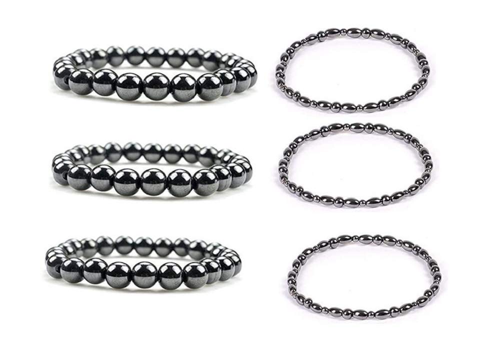 Drkao magnetic anklets in gun metal finish for everyday wear and style.