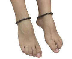 Drkao magnetic bracelets in gun metal finish for comfortable wrist wear.
