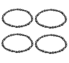 Drkao 4 Pack Magnetic Therapy Anklets worn daily for potential stress relief.