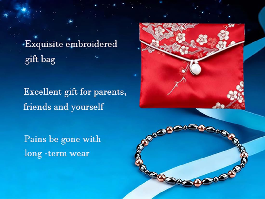 Elastic copper anklet shown stretched for flexible fit