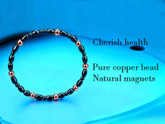 Drkao copper magnet anklet for men, sleek and wearable all day
