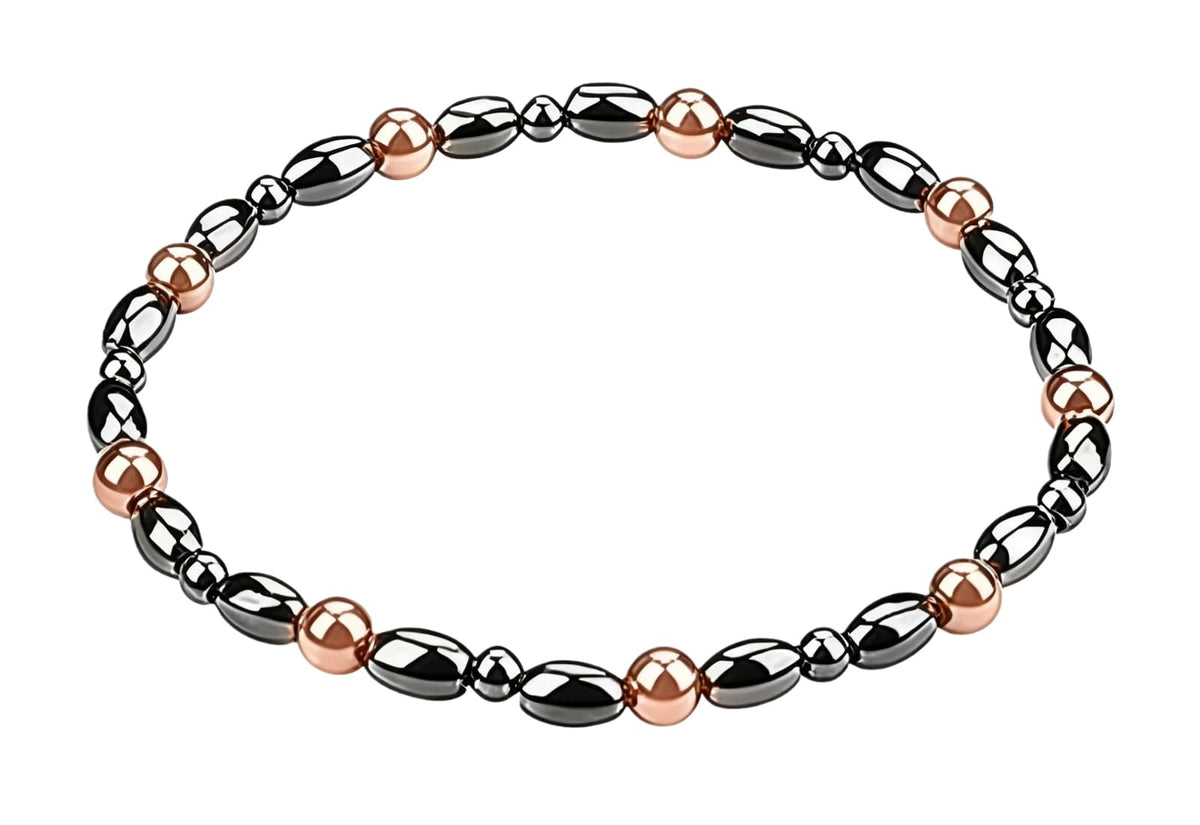 Drkao copper magnet anklet worn by woman, stylish daily comfort