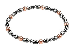Drkao copper magnet anklet worn by woman, stylish daily comfort