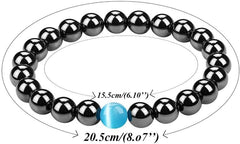 Drkao blue magnetic bracelet pack in gift-ready packaging