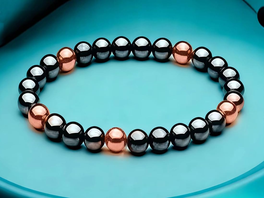 Waterproof copper bracelet, suitable for daily wear during workouts.
