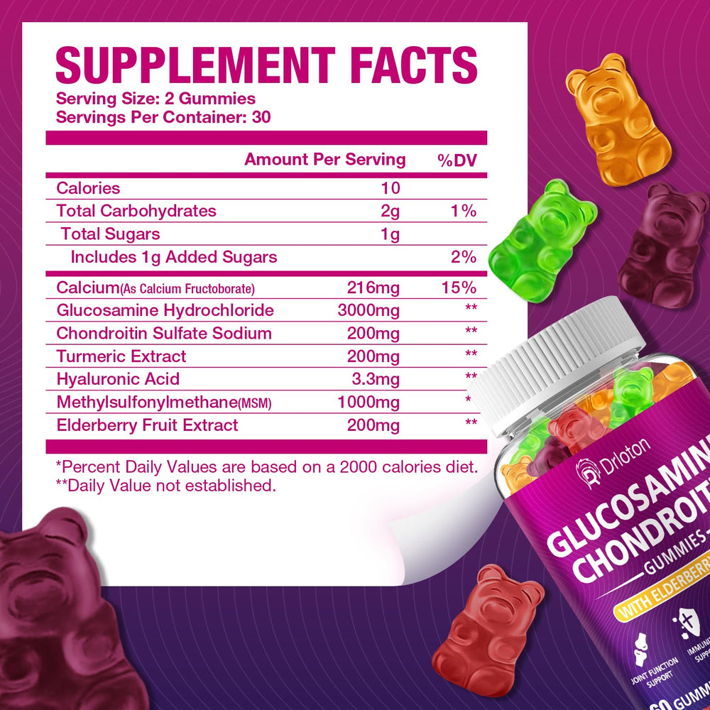 Drloton label view emphasizes key benefits and dosage information