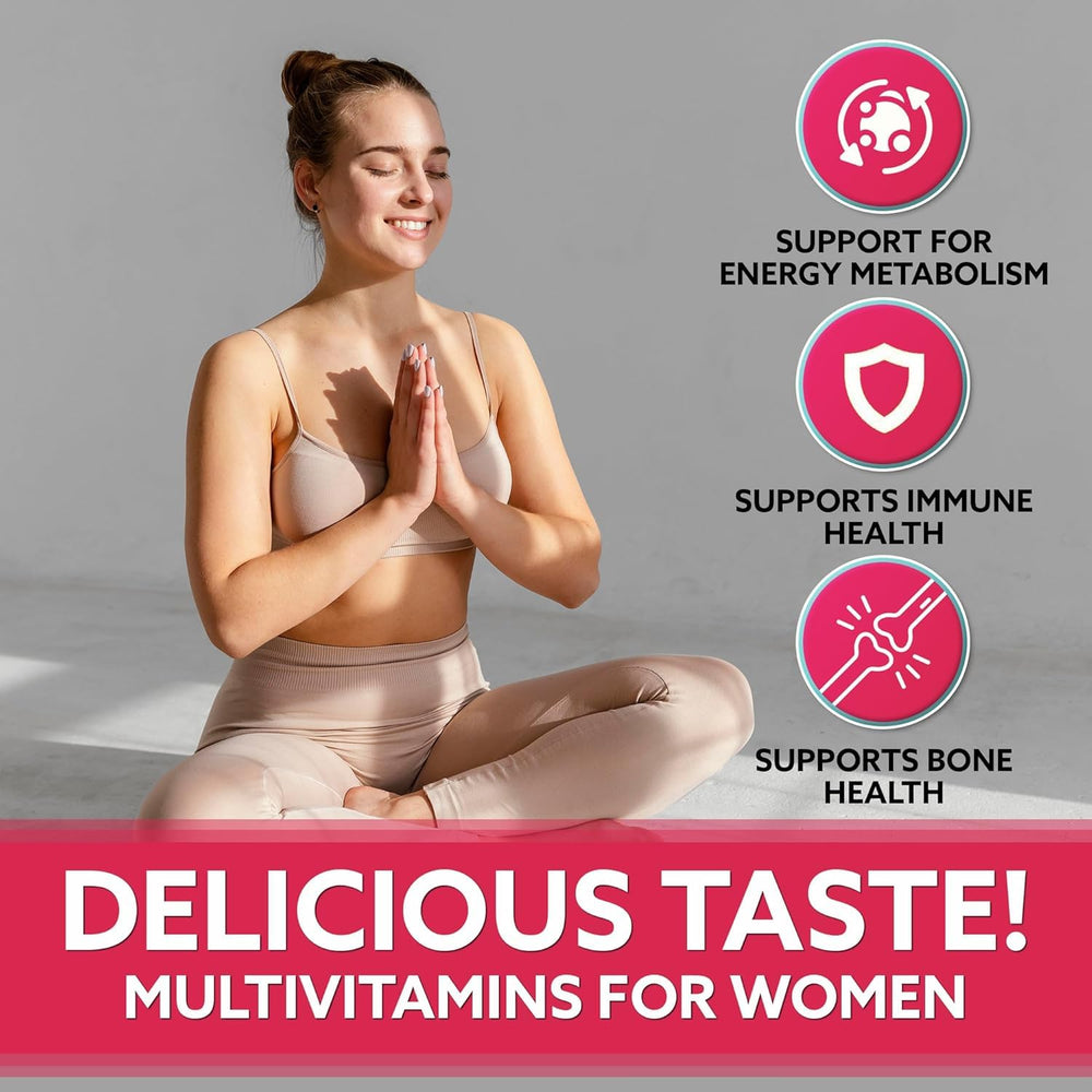 Droppels His & Hers Bundle women bottle front, convenient daily nutrition for her