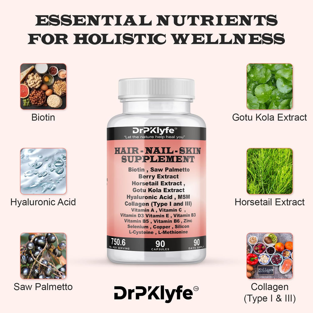 DrPKLyfe capsules closeup highlighting vitamins and minerals for wellness.
