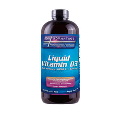 Dr's Advantage Liquid Vitamin D3 5000 IU bottle for daily bone and immune support.