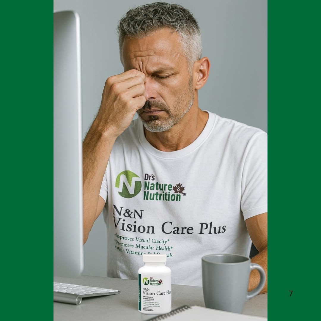 Dr's Nature & Nutrition antioxidant-rich formula supports long-term eye wellness.
