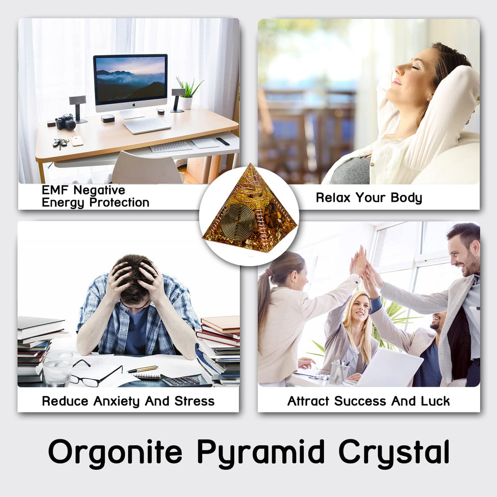 DRTMLY Orgone pyramid desk display boosts ambience and focus