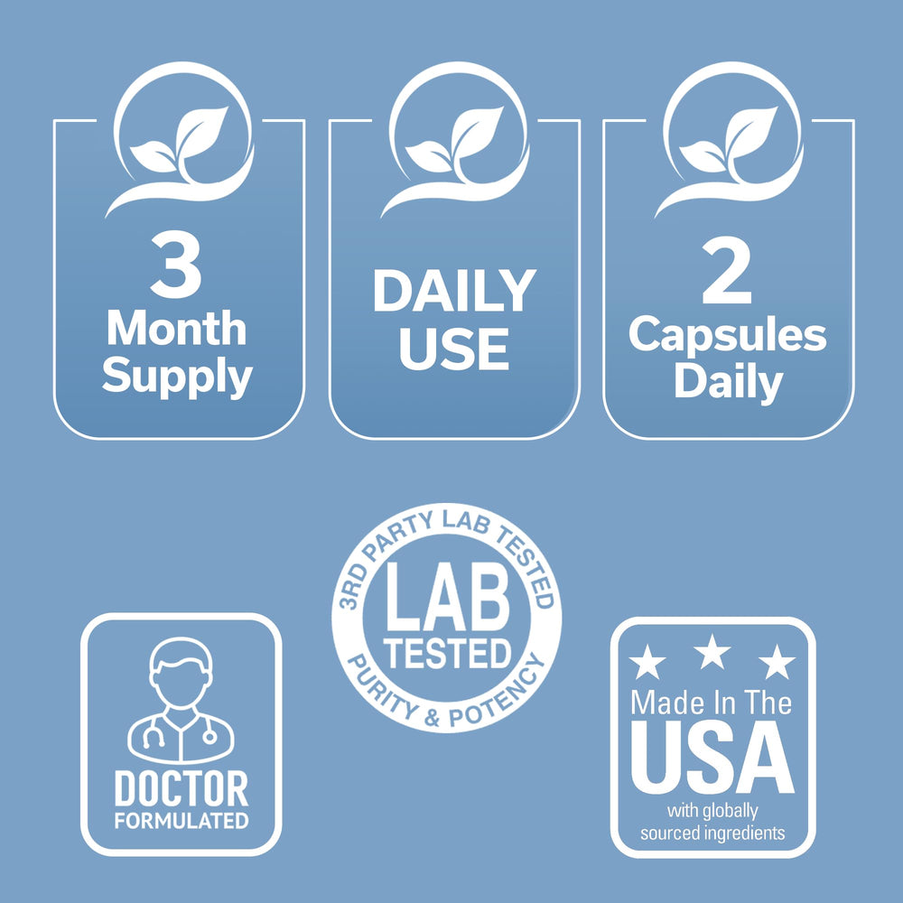 DrVmd Macular Control daily-use bottle with capsules ready