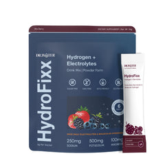 Dr.Water HydroFixx LemonLime packet pour for quick on-the-go hydration