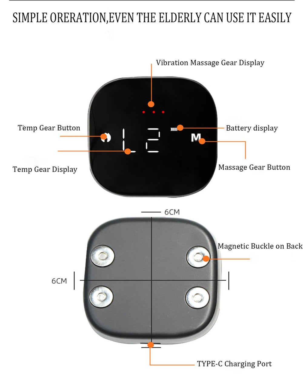 Dr.WYFOOT detachable battery pack enables cordless use anywhere.