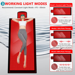 DUBUXW 3 modes and 9 auto-off timers for customizable sessions.