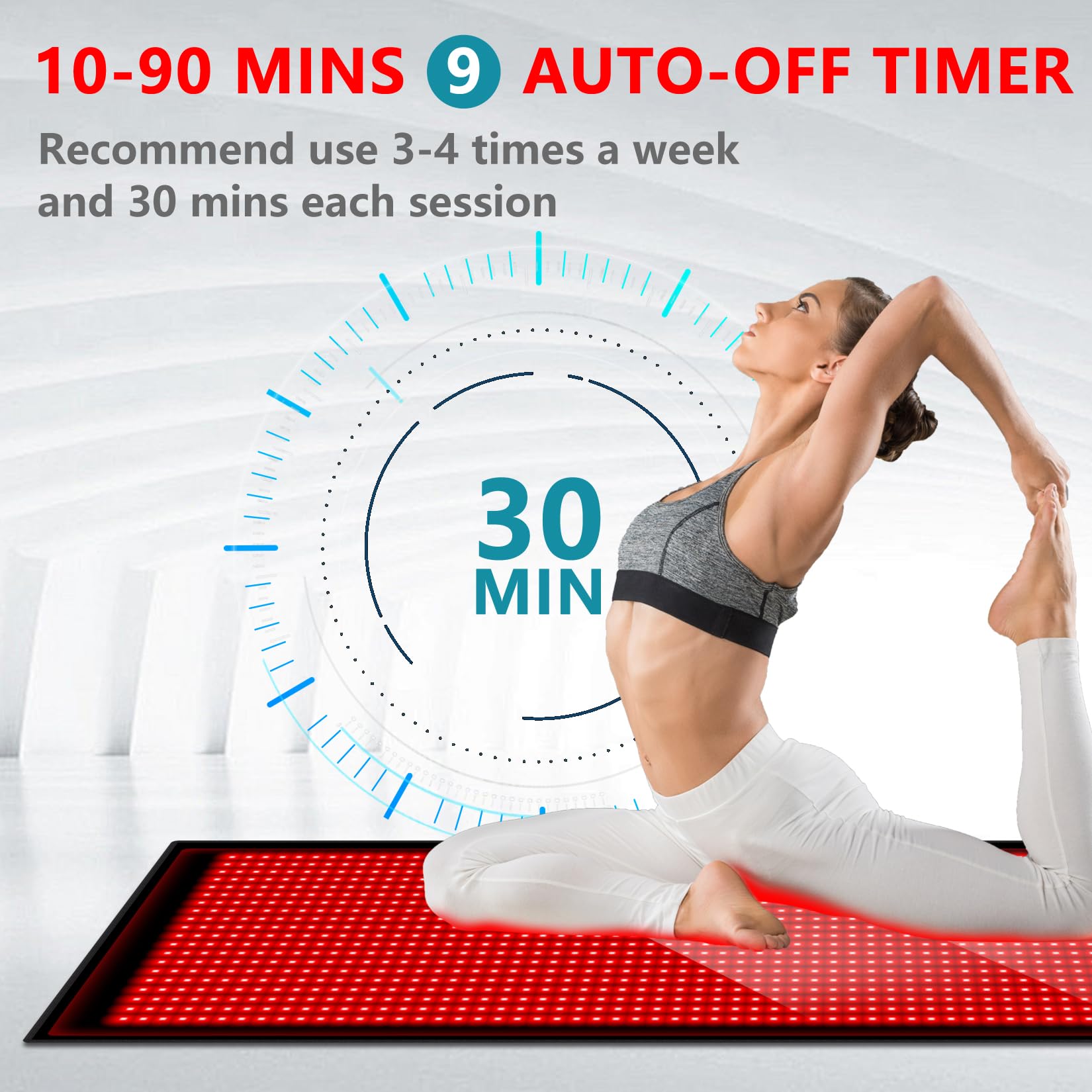 DUBUXW 5-level brightness lets you adjust intensity easily.