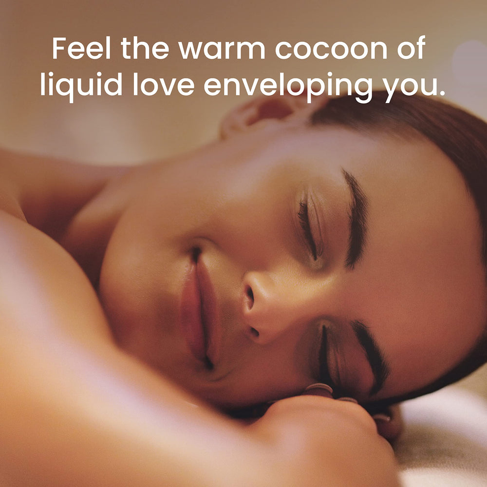Dude's Love vegan aromatherapy symbol signals ethical, plant-based formulation for massage.