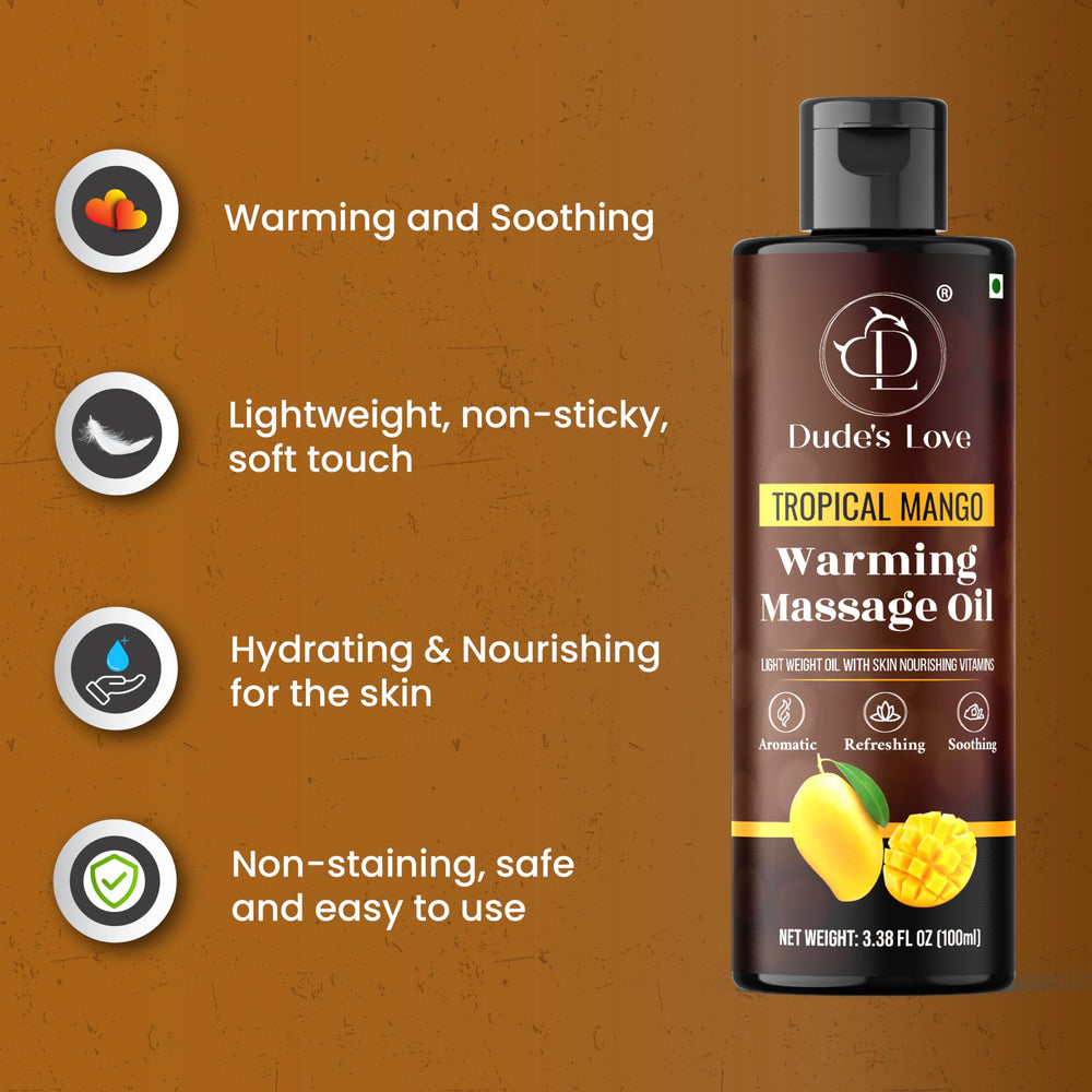 Dude's Love lightweight, non-sticky texture glides smoothly over skin.
