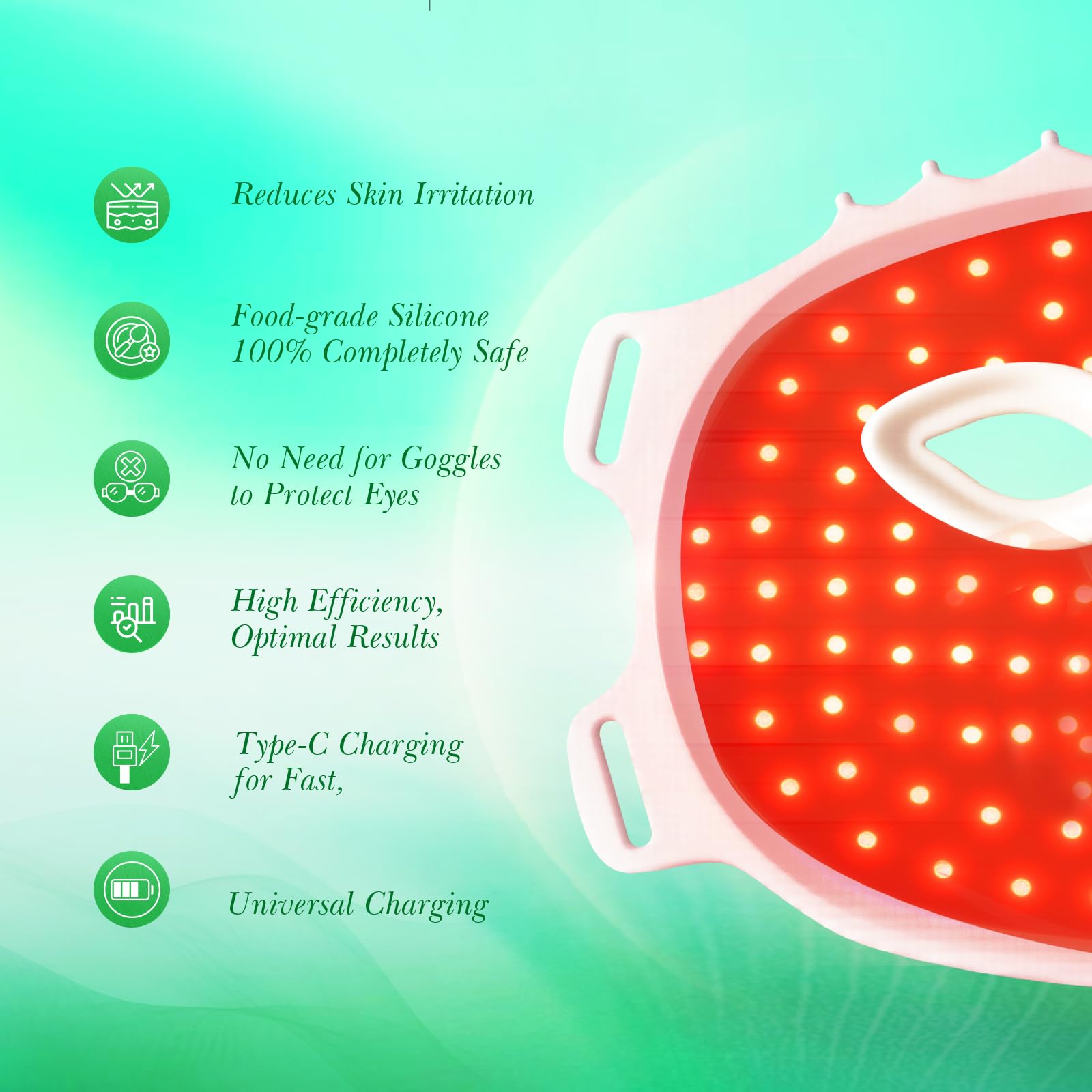 Duevie face mask remote control enabling wireless, convenient therapy sessions