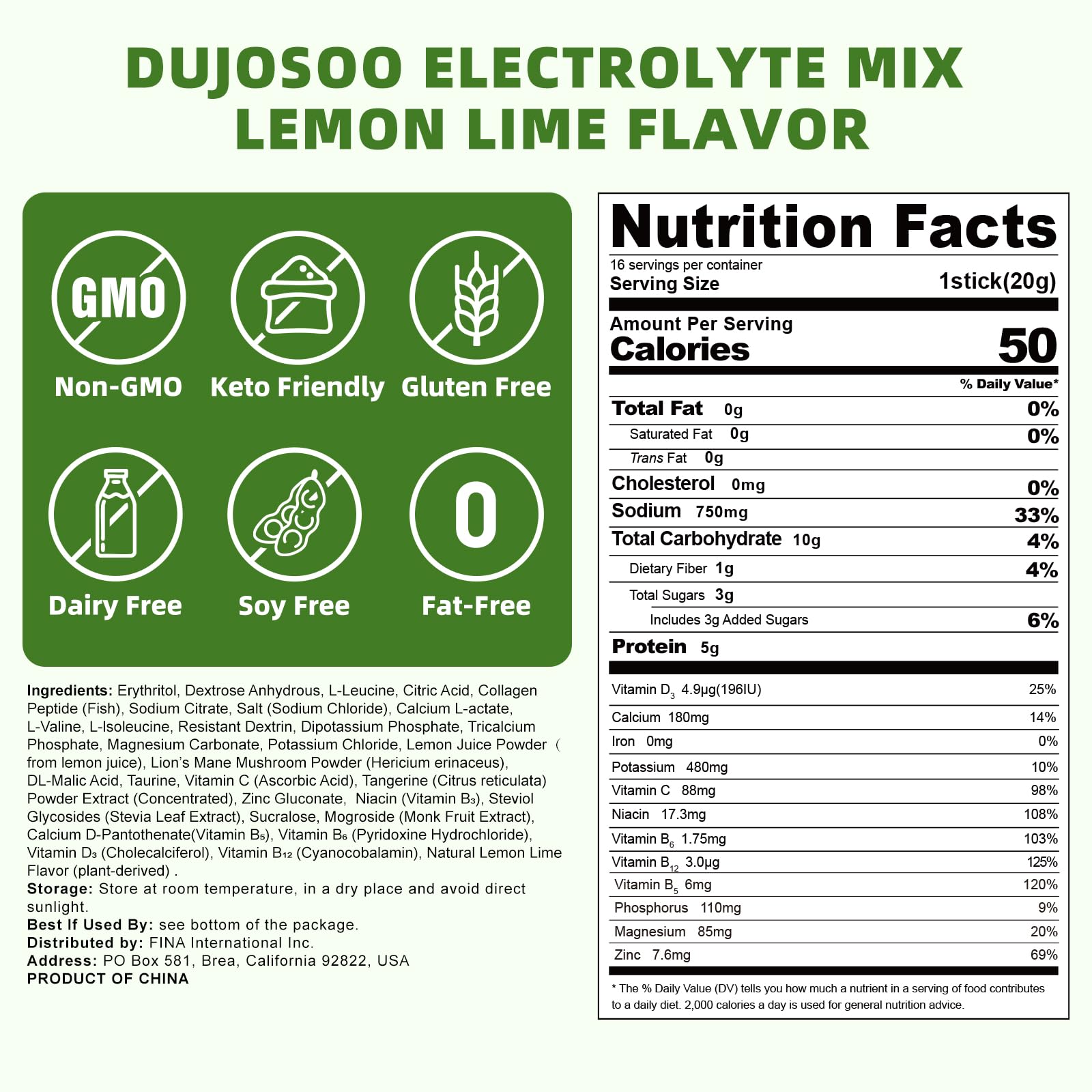 Dujosoo lion mane mushroom ingredient adds a wellness-forward boost for workouts.