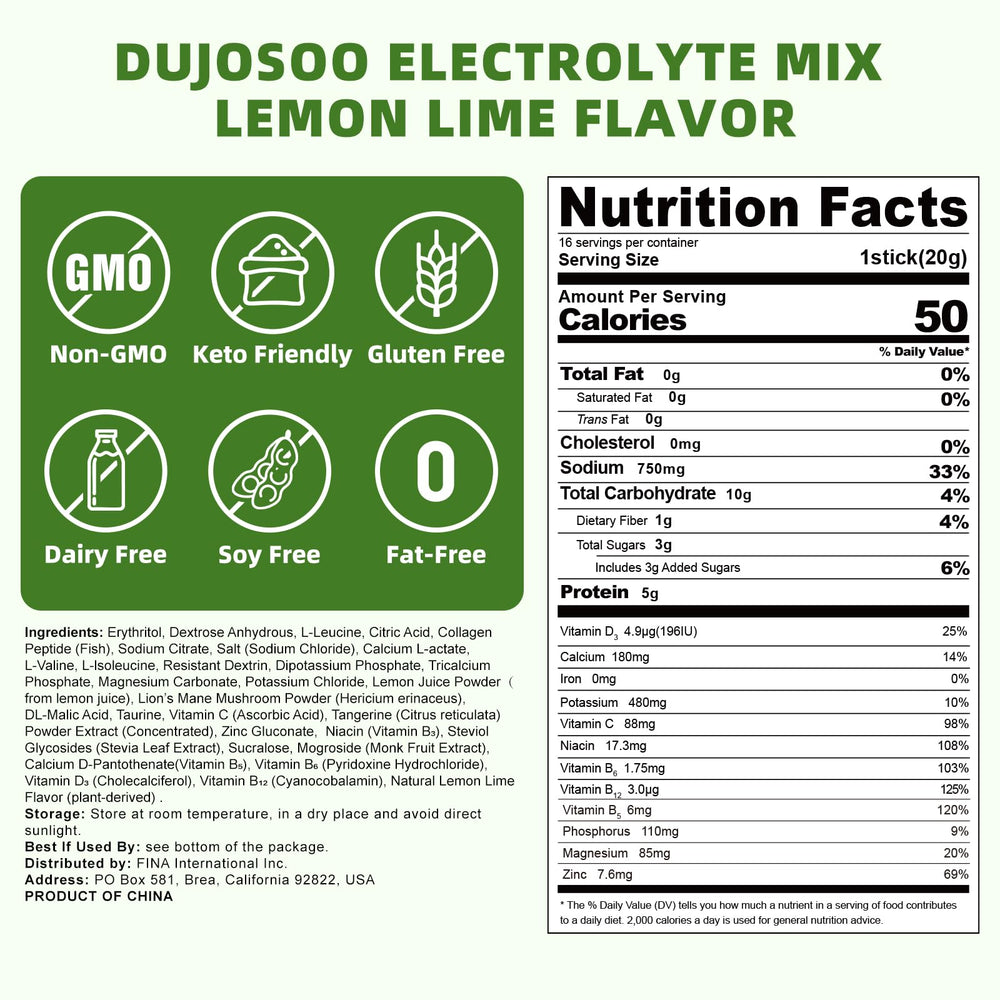 Dujosoo lion mane mushroom ingredient adds a wellness-forward boost for workouts.